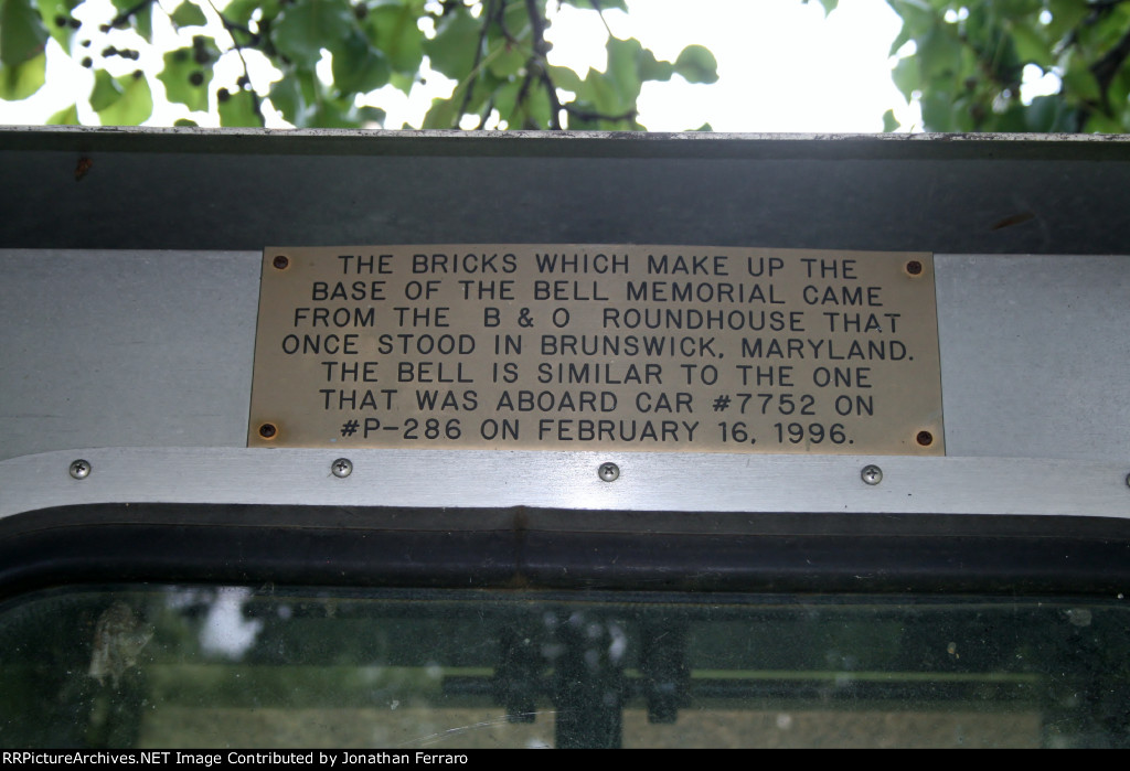 P-286 Bell Memorial Plaque